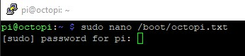 Open octopi.txt in nano