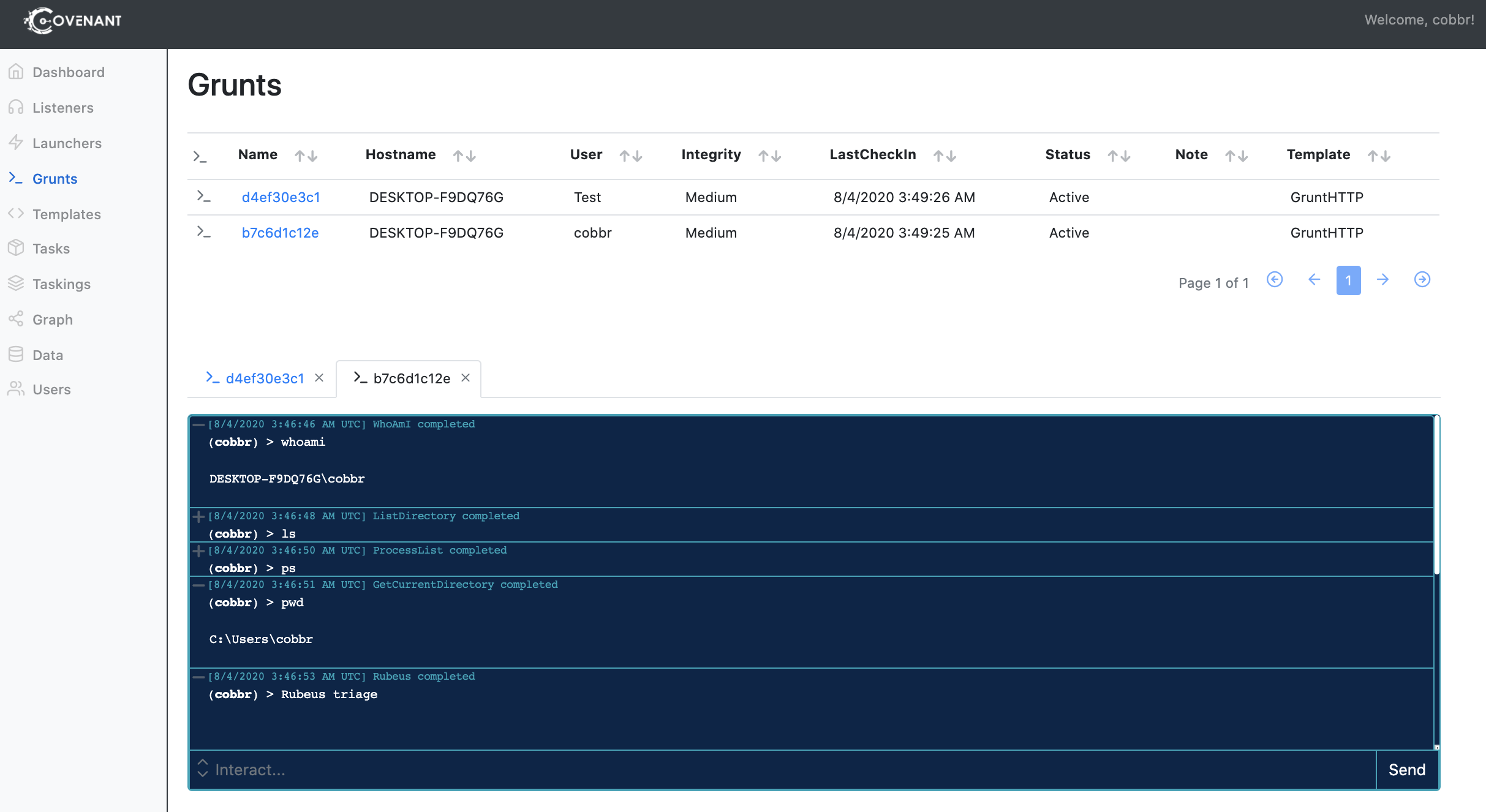 Tabbed Terminal