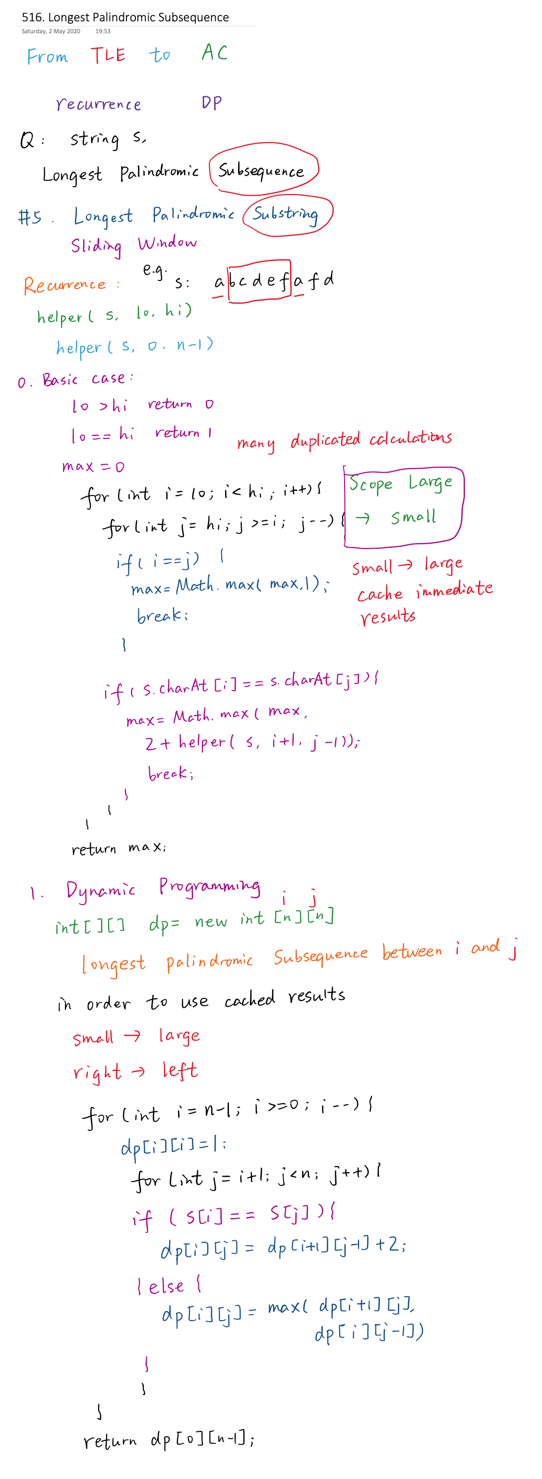 516. Longest Palindromic Subsequence.png