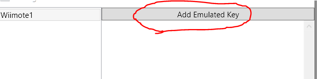 The emulated key add button