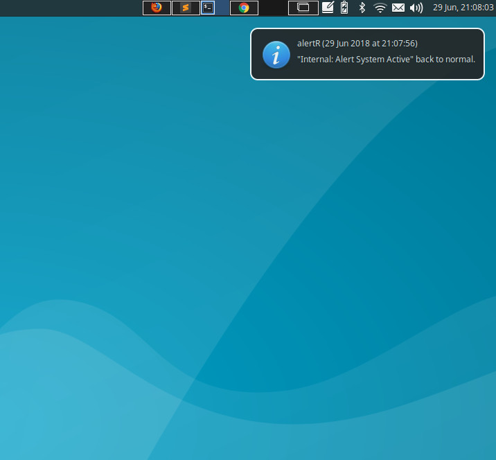 alert dbus screenshot