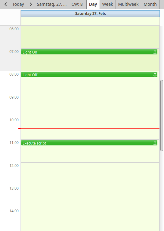 AlertR Calendar Schedule