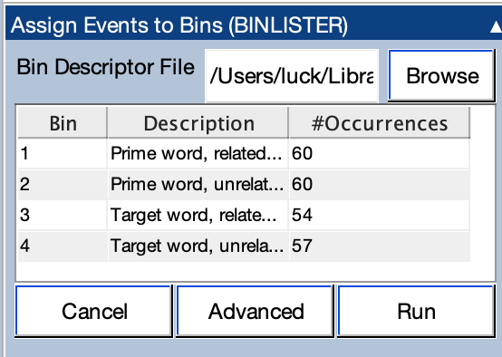 BINLISTER Panel