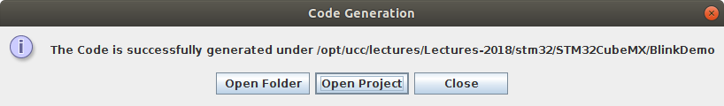 stm32CubeMCProjectDone